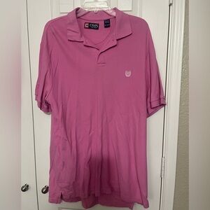 Chaps Men's Polo Shirt in Vibrant Pink